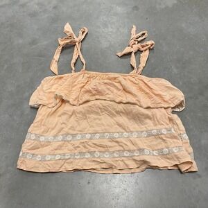 Vintage 90s y2k American eagle pink tank top